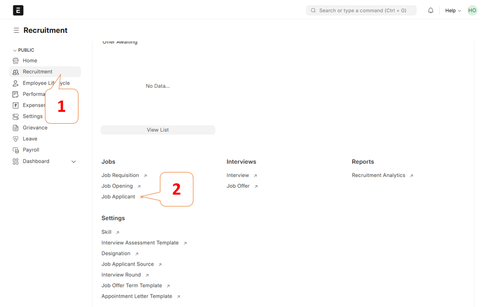 Job Application